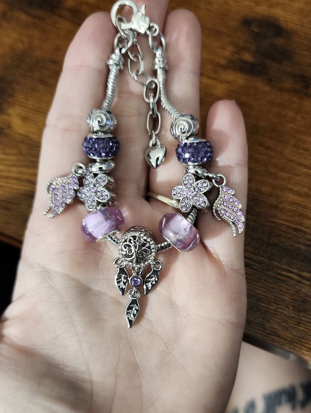 FP 1pc Dreamcatcher Beaded Bracelet With Rhinestone Decor For Women, Elegant